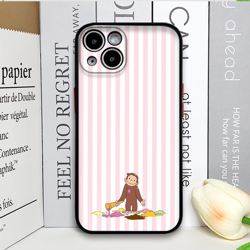 Cartoon Striped Monkey Holding - огляд і ціна Phone Cases Iphone 17 Pro Max